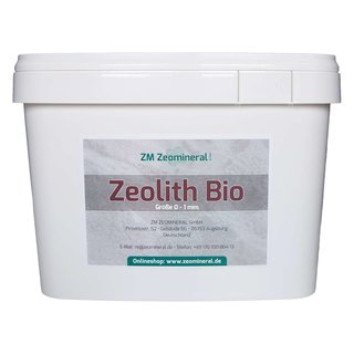 Zeolith-Bio 0 - 1,0 mm (Feuchtigkeit 10-17%)